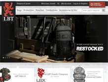 Tablet Screenshot of lbtinc.com